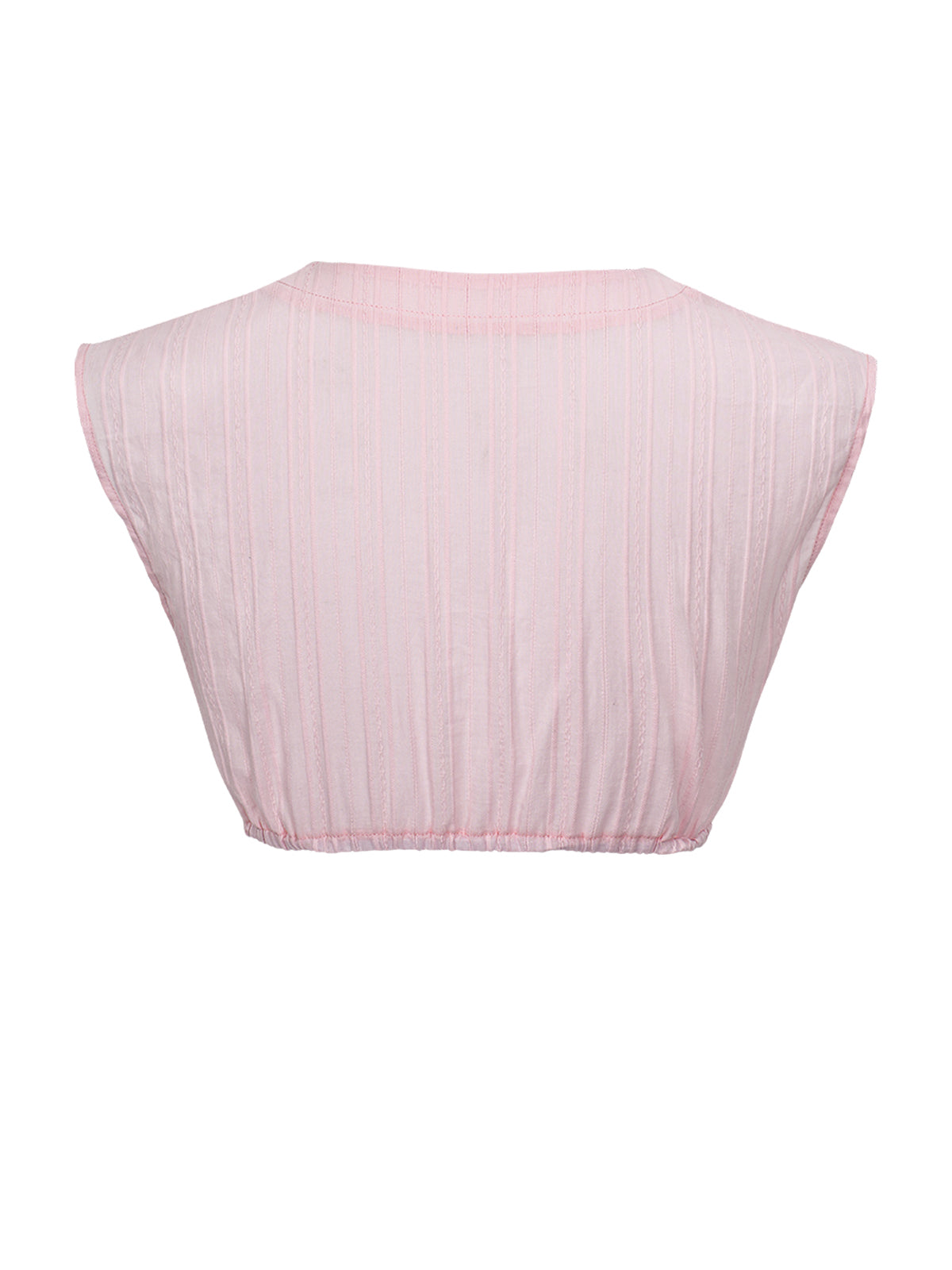 Rosa Dirndlblusen mit Ärmellos - Ottilie