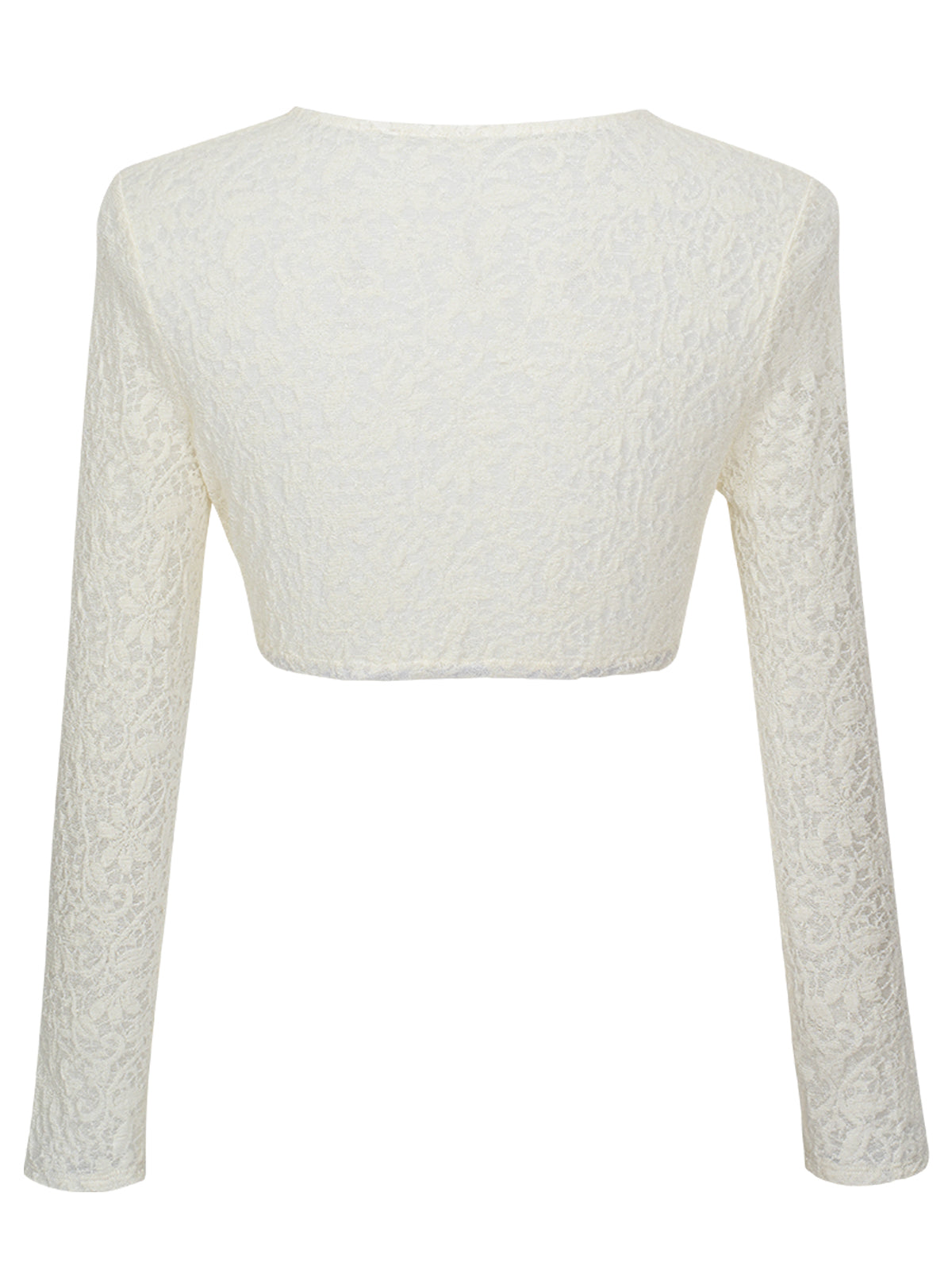 Weiß Dirndlblusen mit Langarm - Thekla