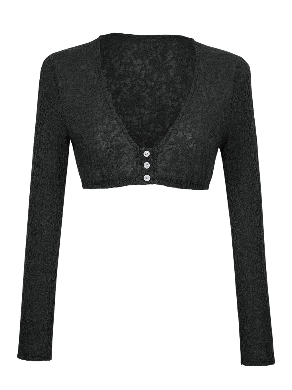 Schwarz Dirndlblusen mit Langarm - Hedwig