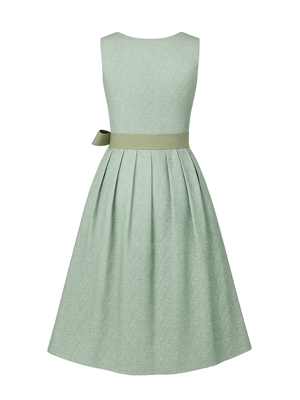 Grün Dirndl mit Gerader Ausschnitt - BRITTA