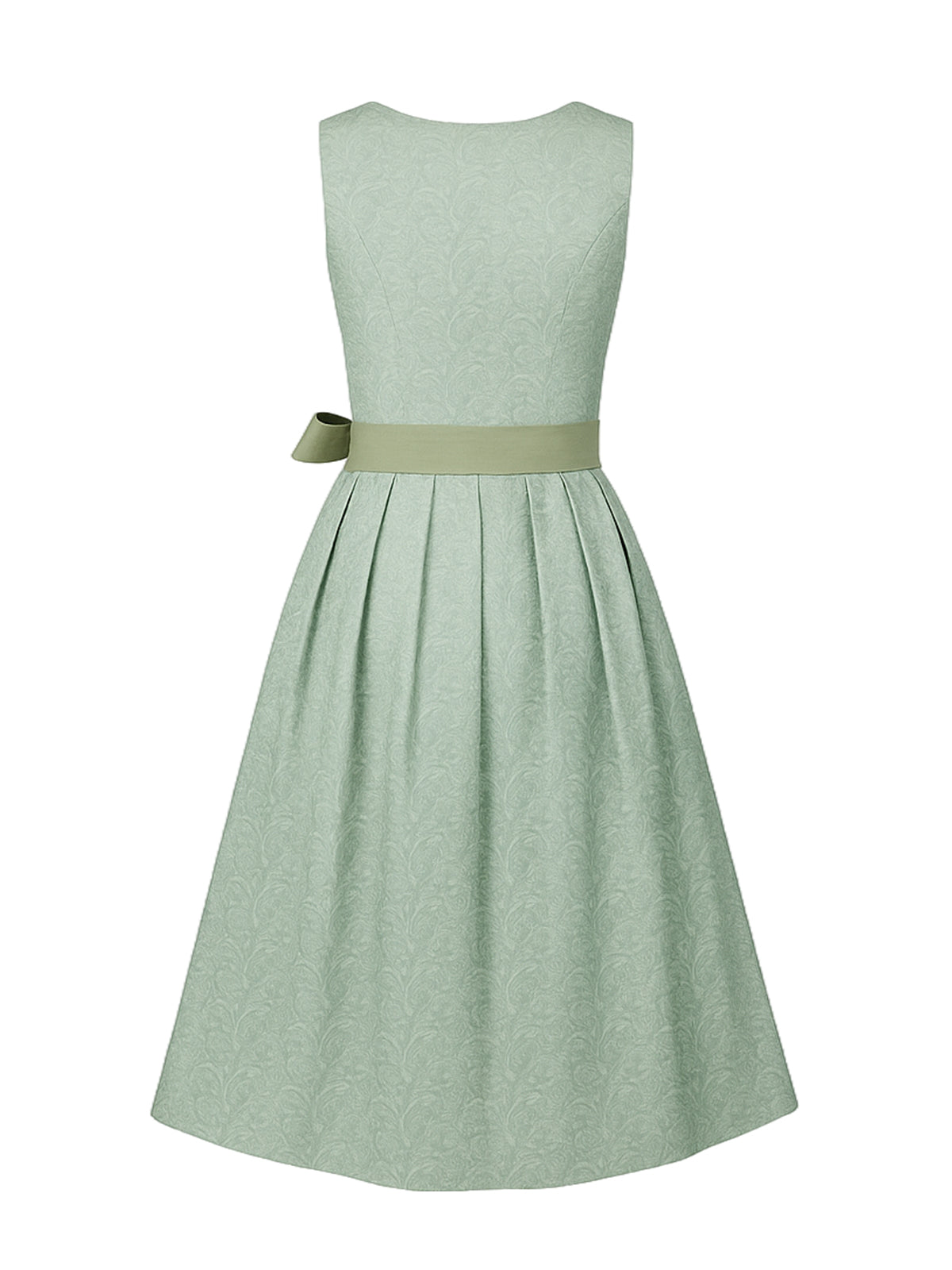 Grün Dirndl mit Gerader Ausschnitt - BRITTA