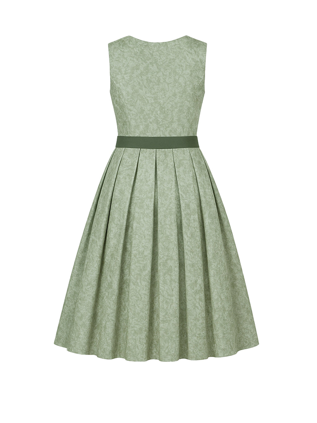 Grün Dirndl mit Gerader Ausschnitt - KLARA