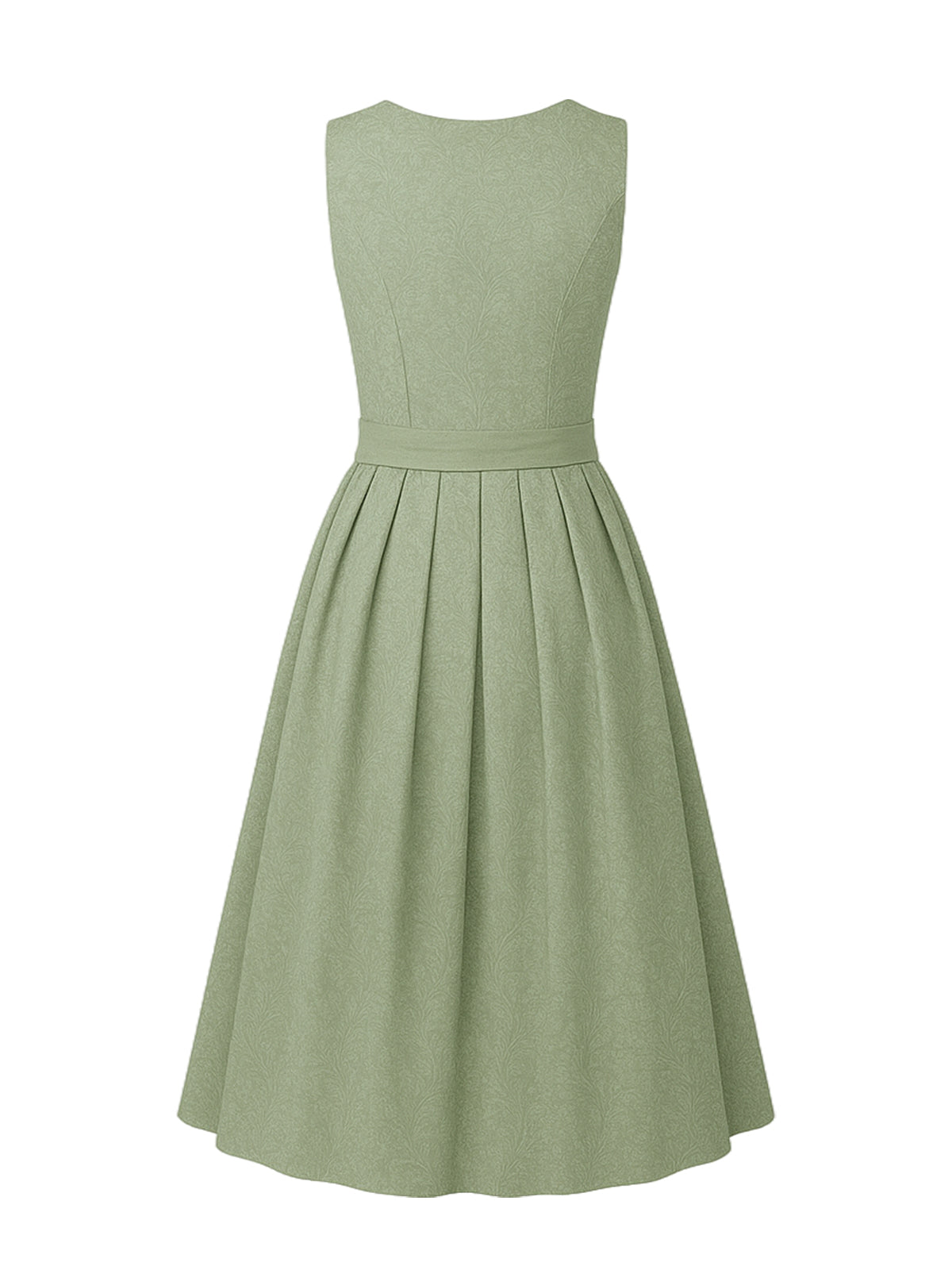 Grün Dirndl mit Gerader Ausschnitt - SANDRA