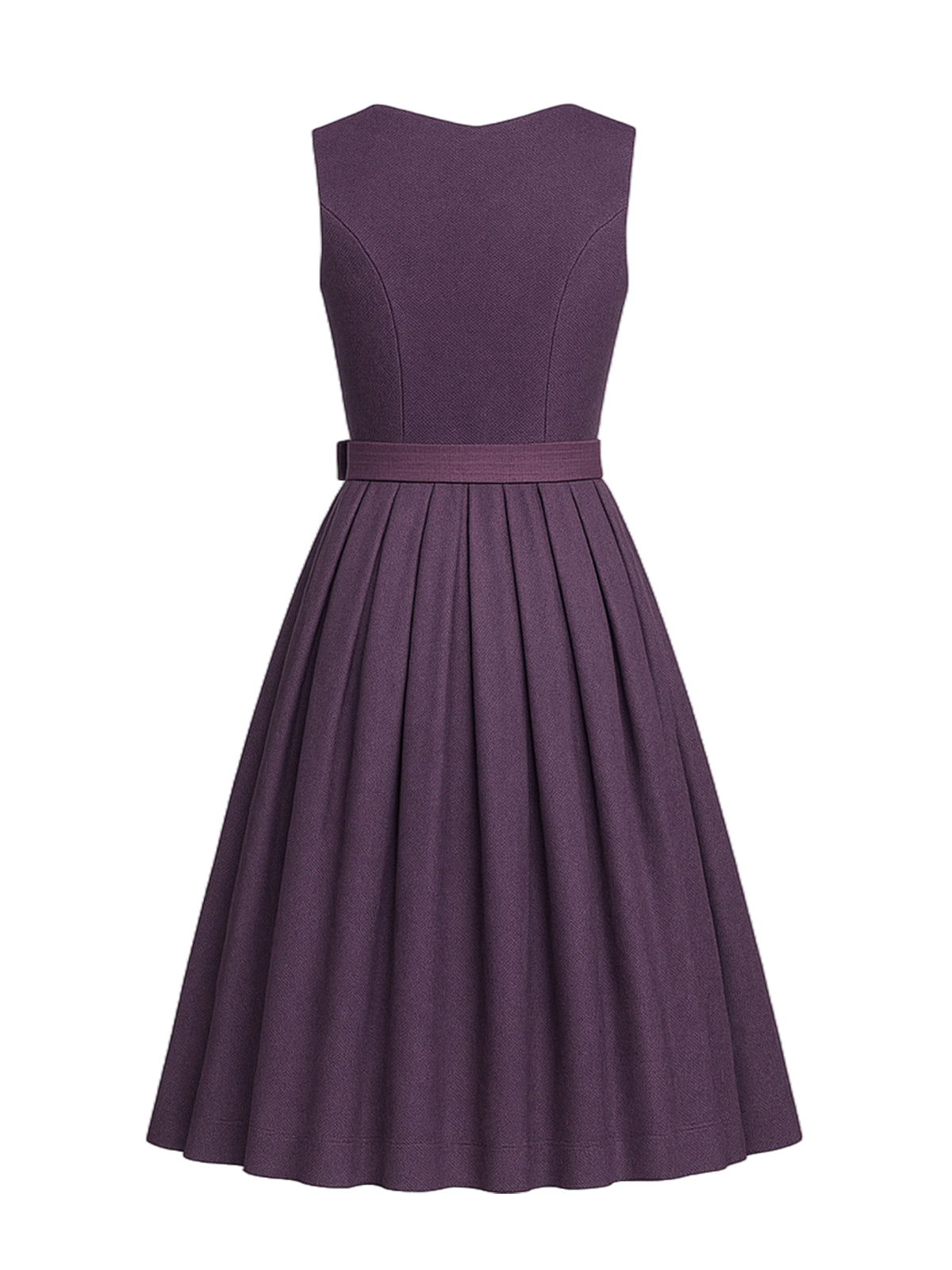 Lila Dirndl mit Gerader Ausschnitt - CLARA