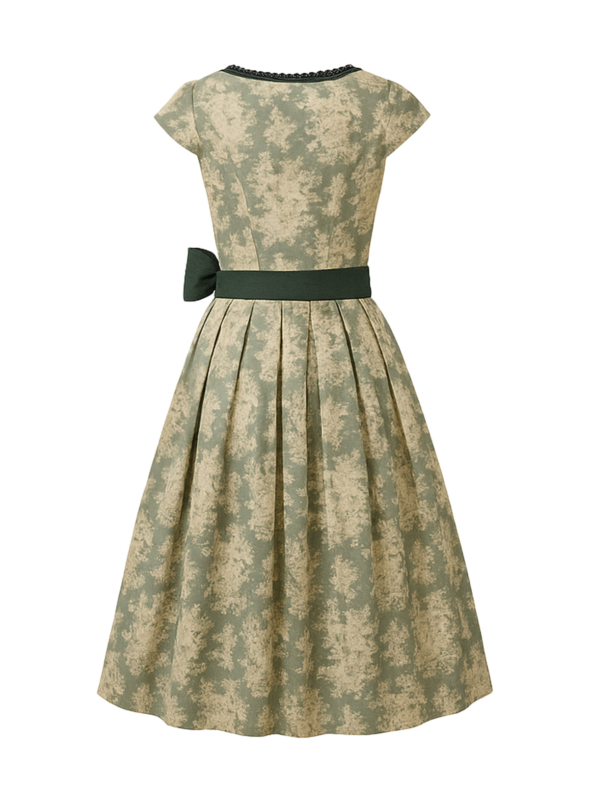 Grün Dirndl mit Gerader Ausschnitt - VERONIKA