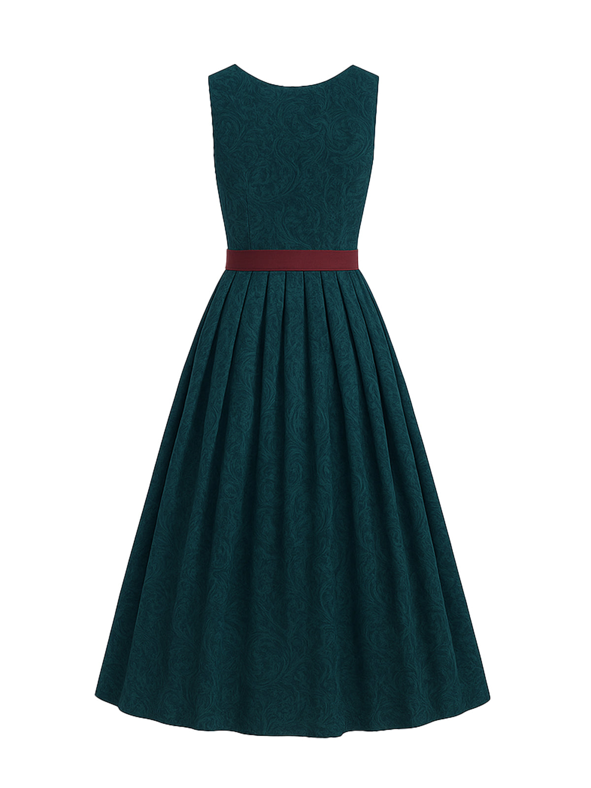 Grün Dirndl mit Gerader Ausschnitt - RONJA