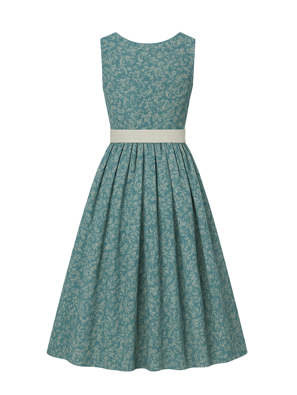 Grün Dirndl mit Gerader Ausschnitt - CLARISSA