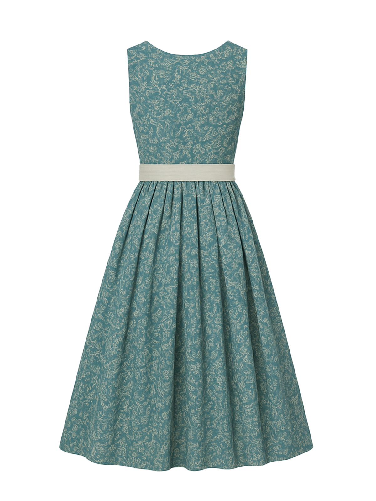 Grün Dirndl mit Gerader Ausschnitt - CLARISSA