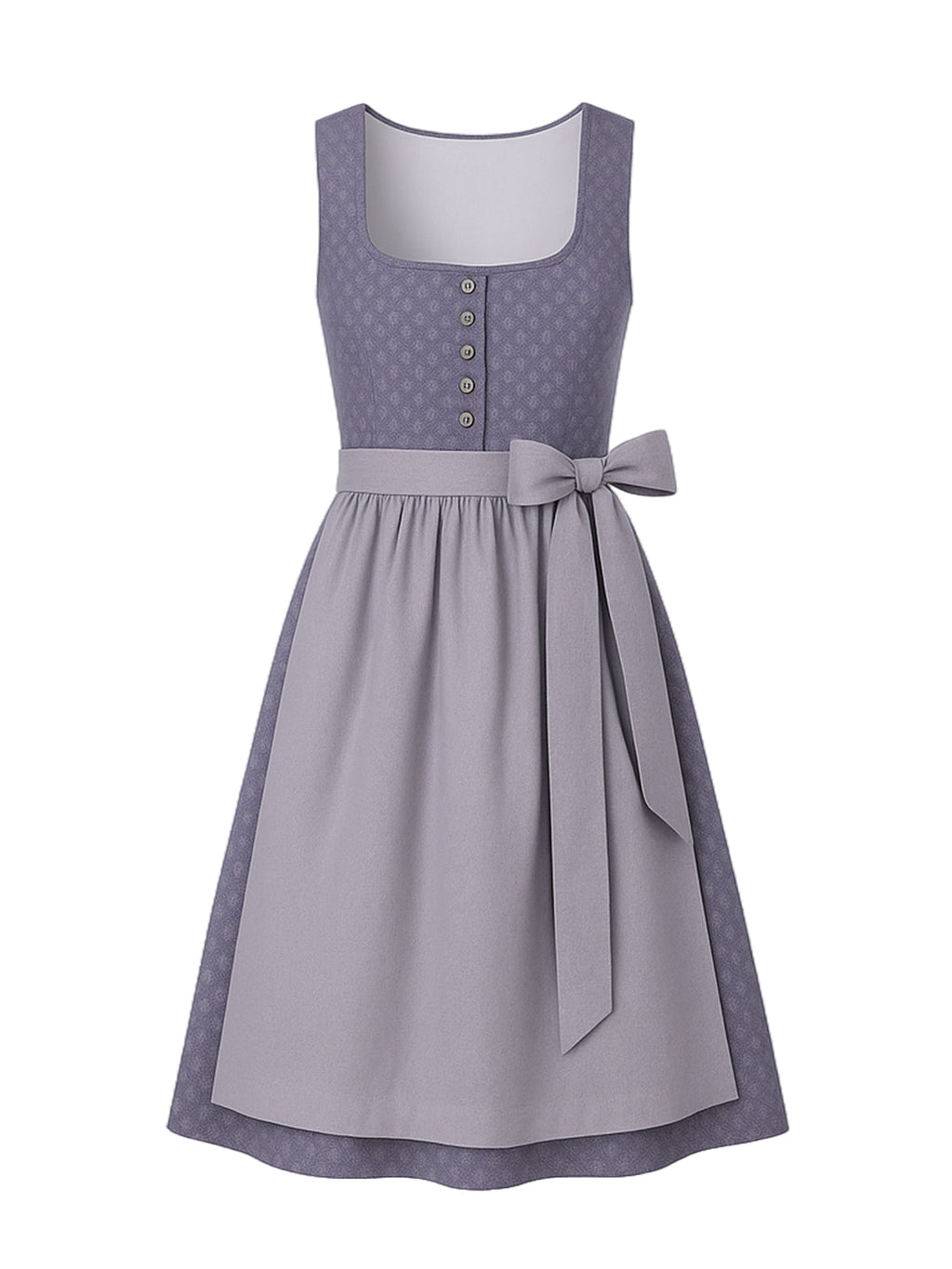 Lila Dirndl mit Gerader Ausschnitt - ELSA