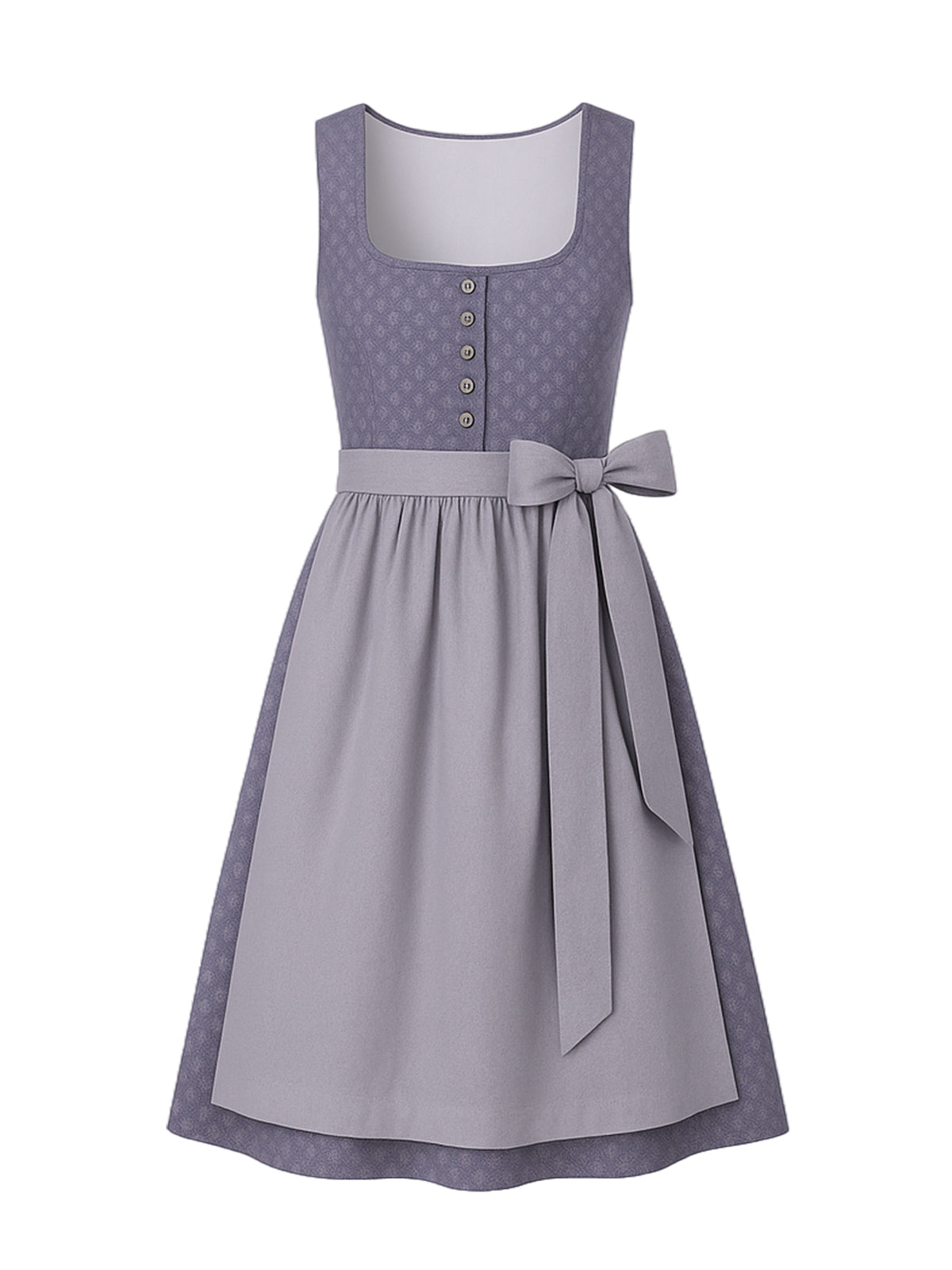 Lila Dirndl mit Gerader Ausschnitt - ELSA