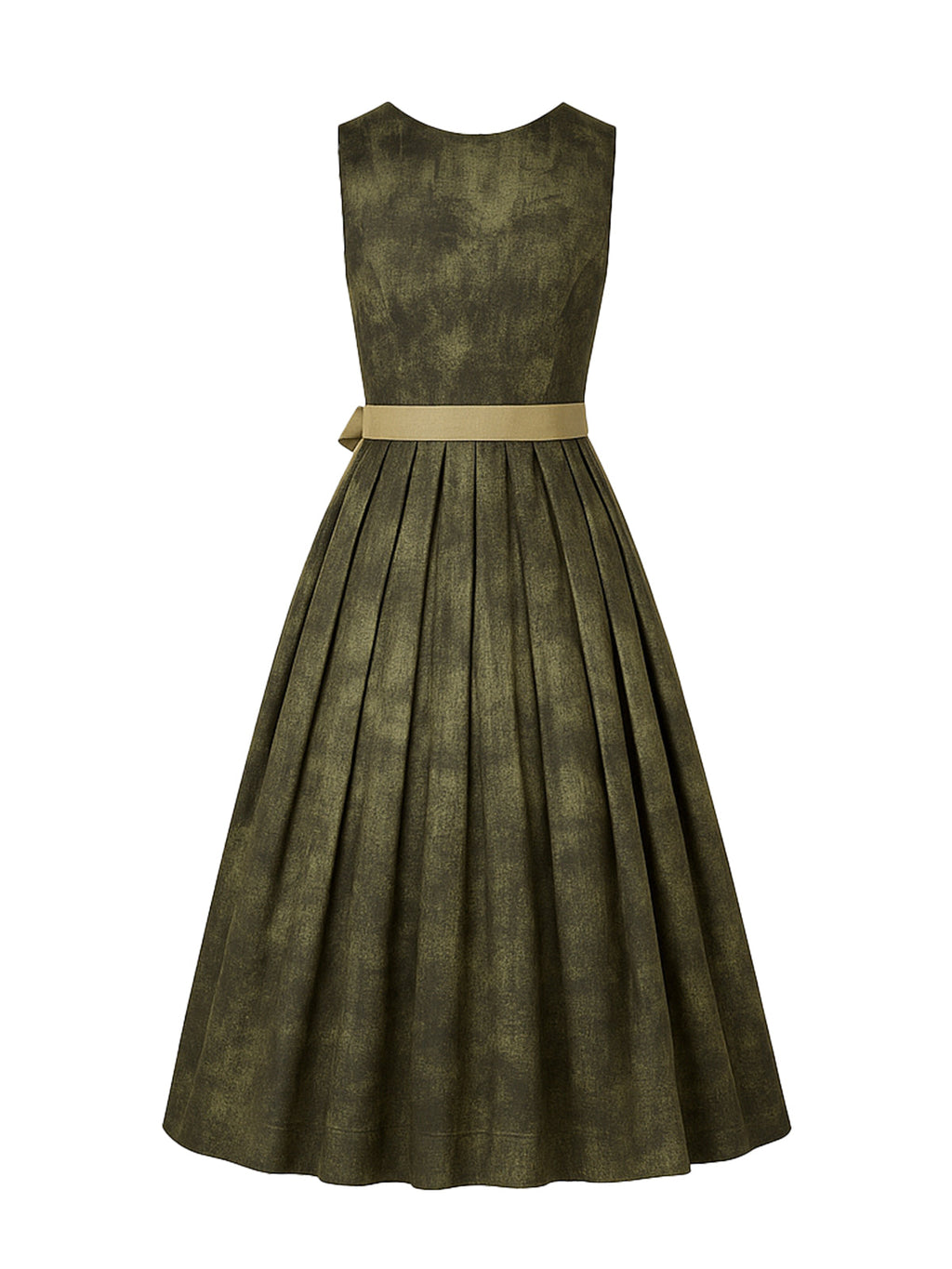 Grün Dirndl mit Gerader Ausschnitt - CLAUDIA