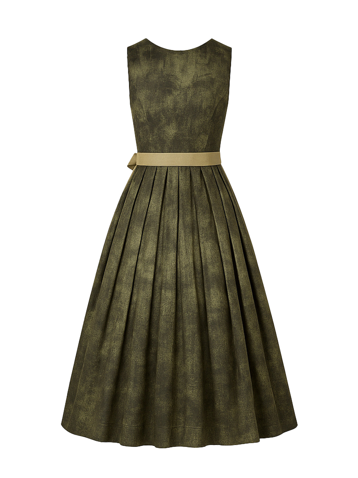 Grün Dirndl mit Gerader Ausschnitt - CLAUDIA