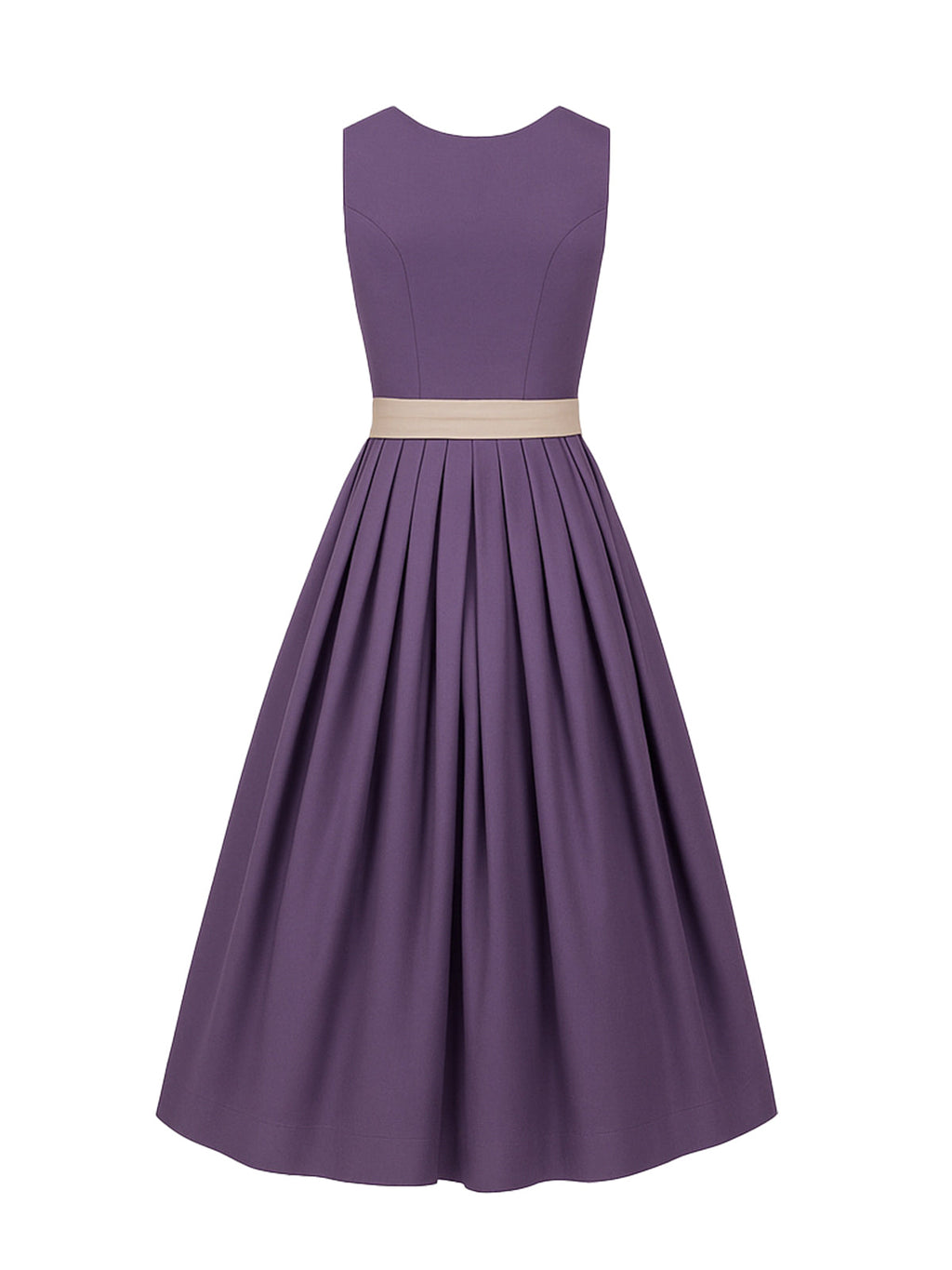 Lila Dirndl mit Gerader Ausschnitt - LEA