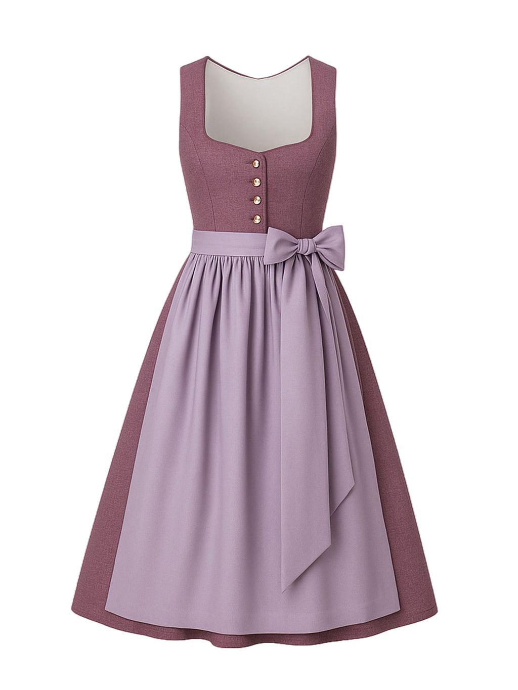 Lila Dirndl mit Herz-Ausschnitt - SIGRID