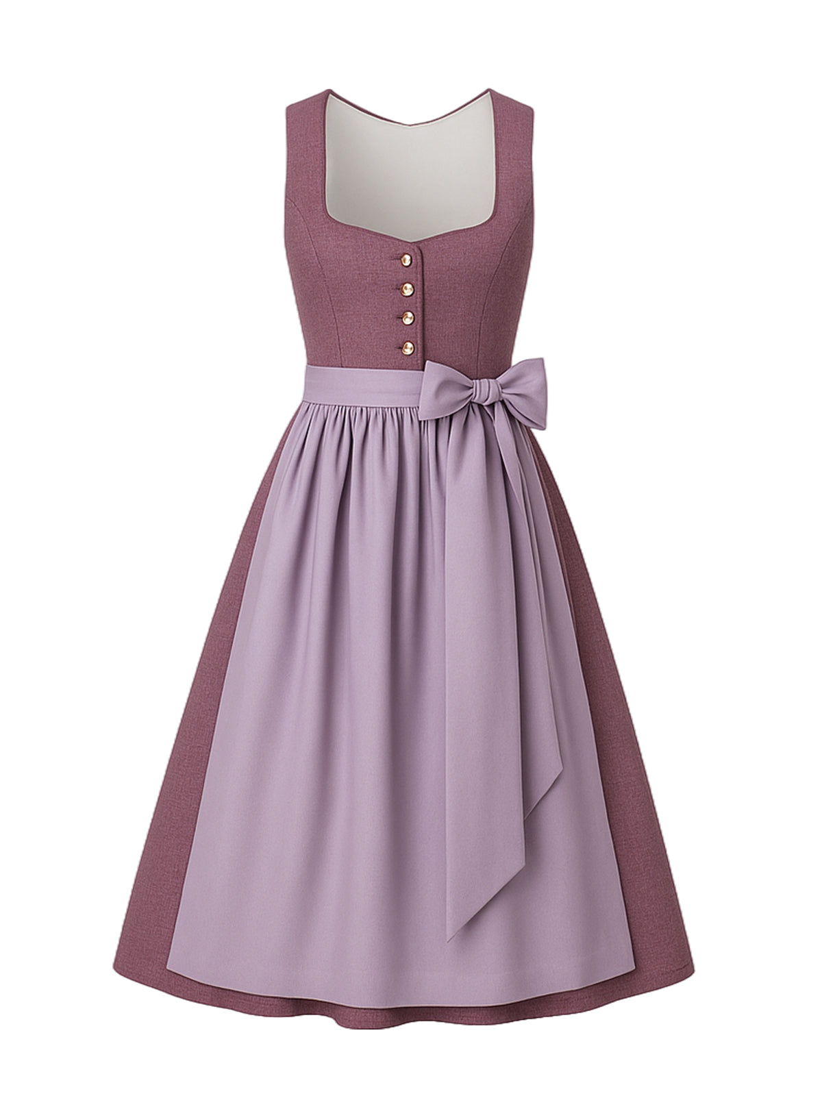 Lila Dirndl mit Herz-Ausschnitt - SIGRID