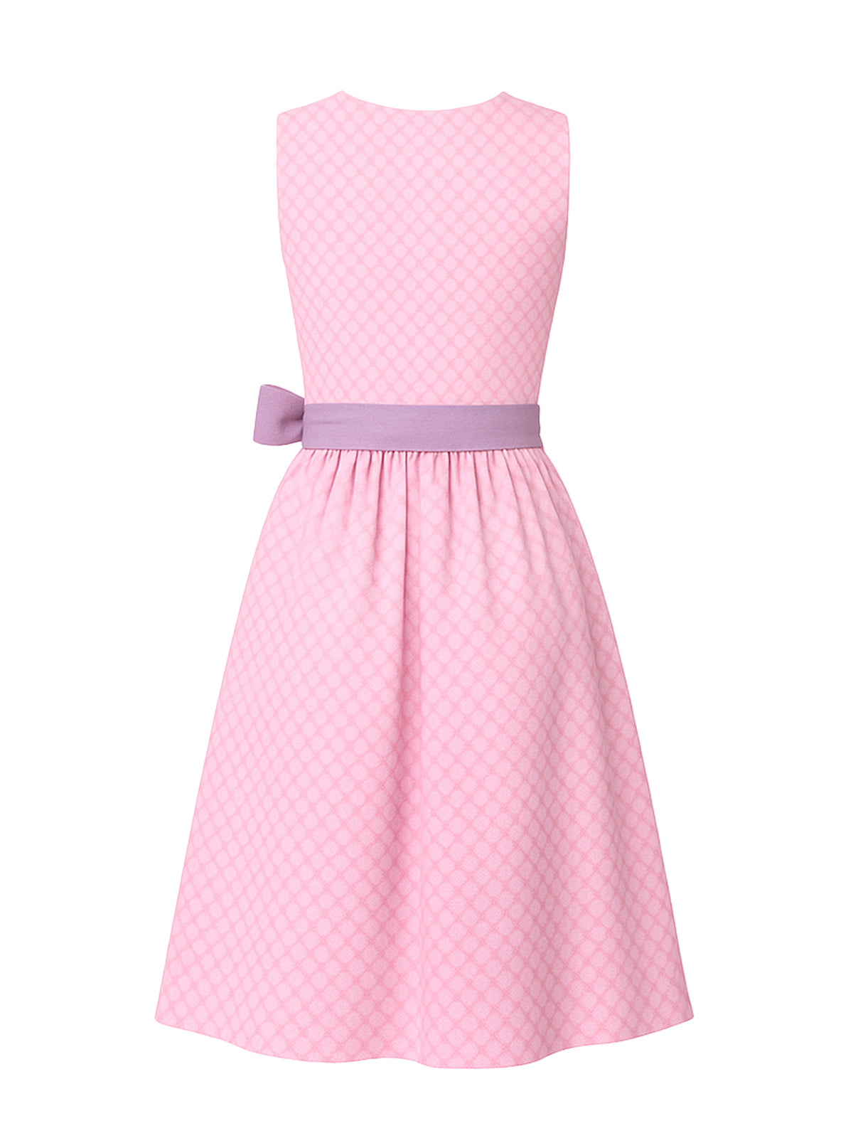 Rosa Dirndl mit Gerader Ausschnitt - SABINE