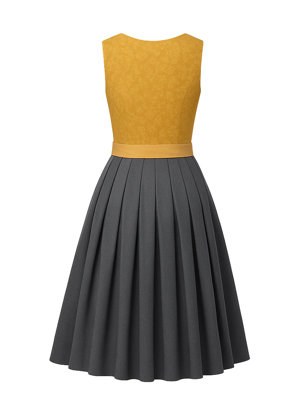 Gelb Dirndl mit Herz-Ausschnitt - MAIKE