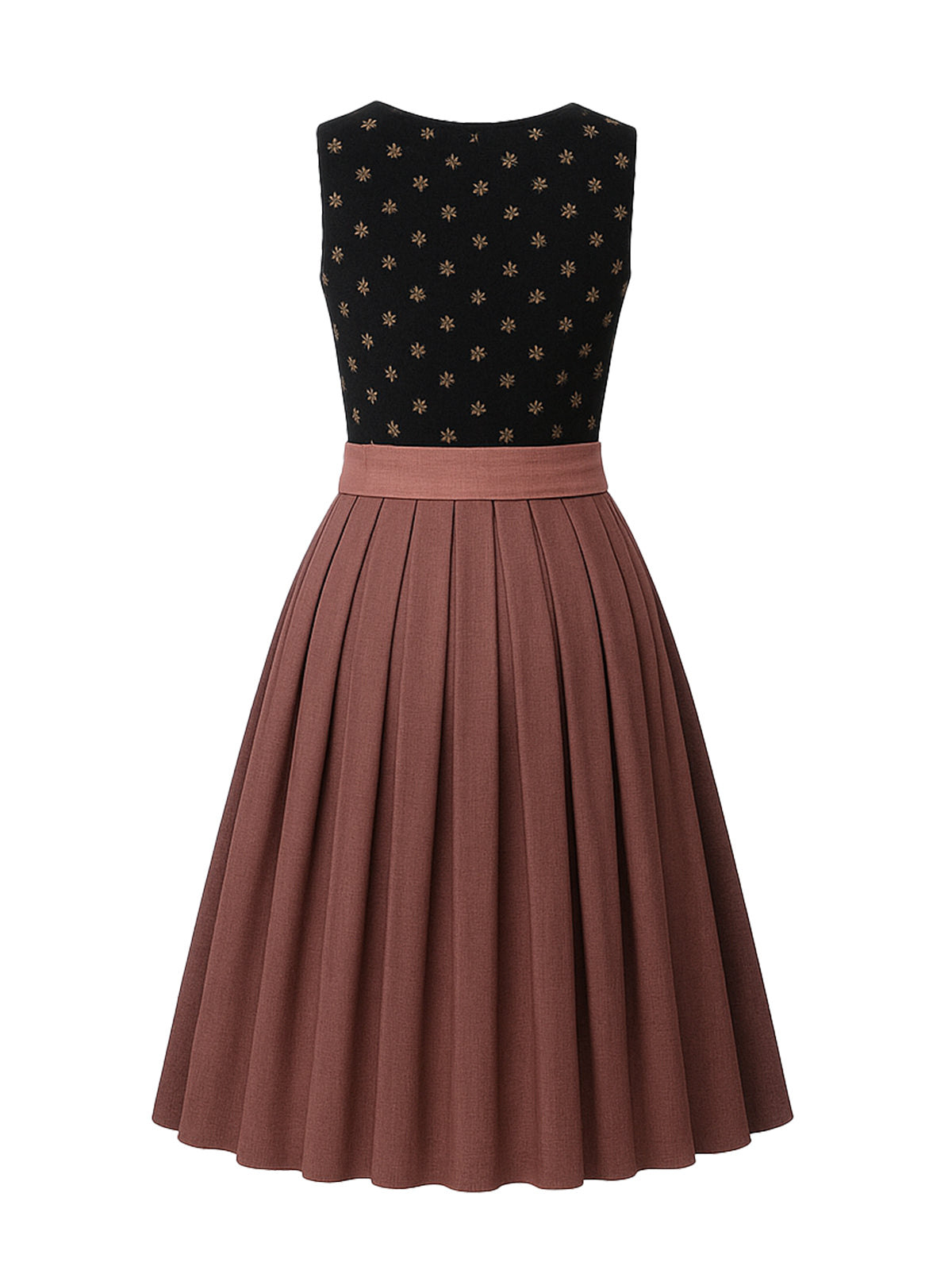 Schwarz Dirndl mit Herz-Ausschnitt - NINA