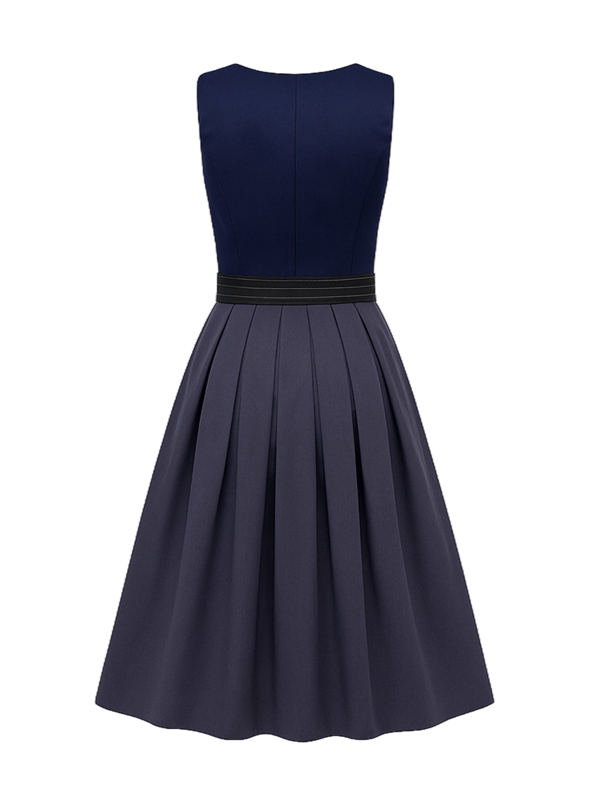 Blau Dirndl mit Gerader Ausschnitt - MIA