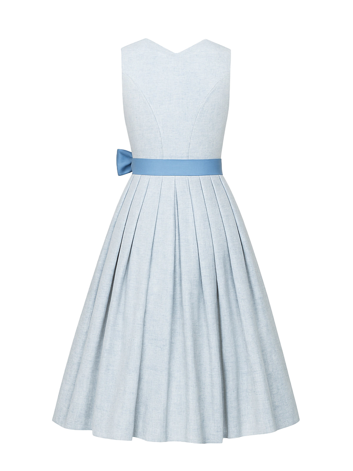 Blau Dirndl mit Herz-Ausschnitt - PAULA
