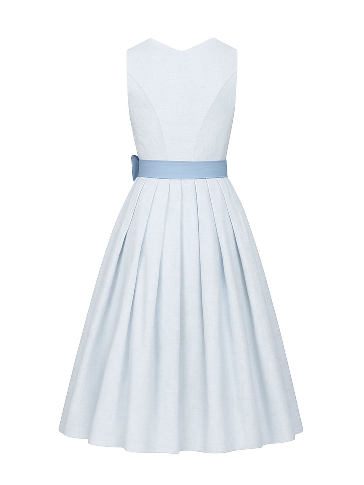 Blau Dirndl mit Herz-Ausschnitt - CHRISTINA