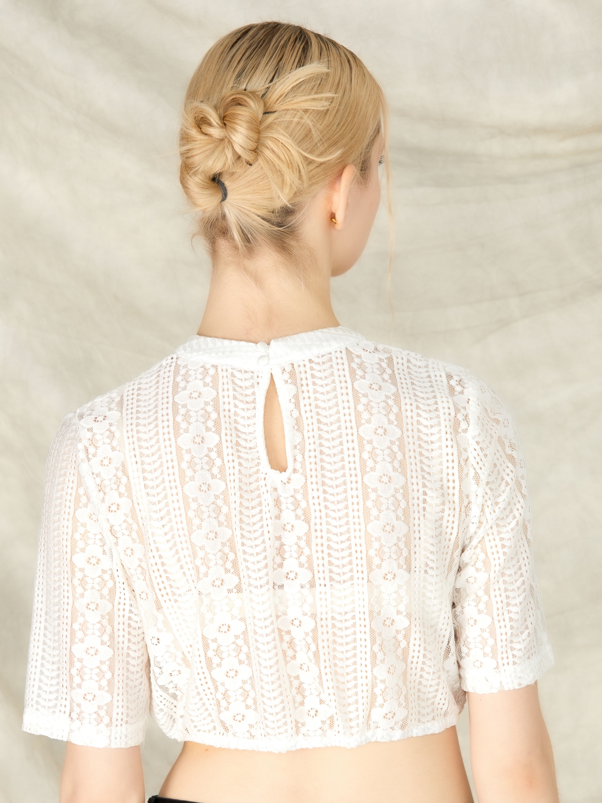 Dirndl Bluse in Weiß