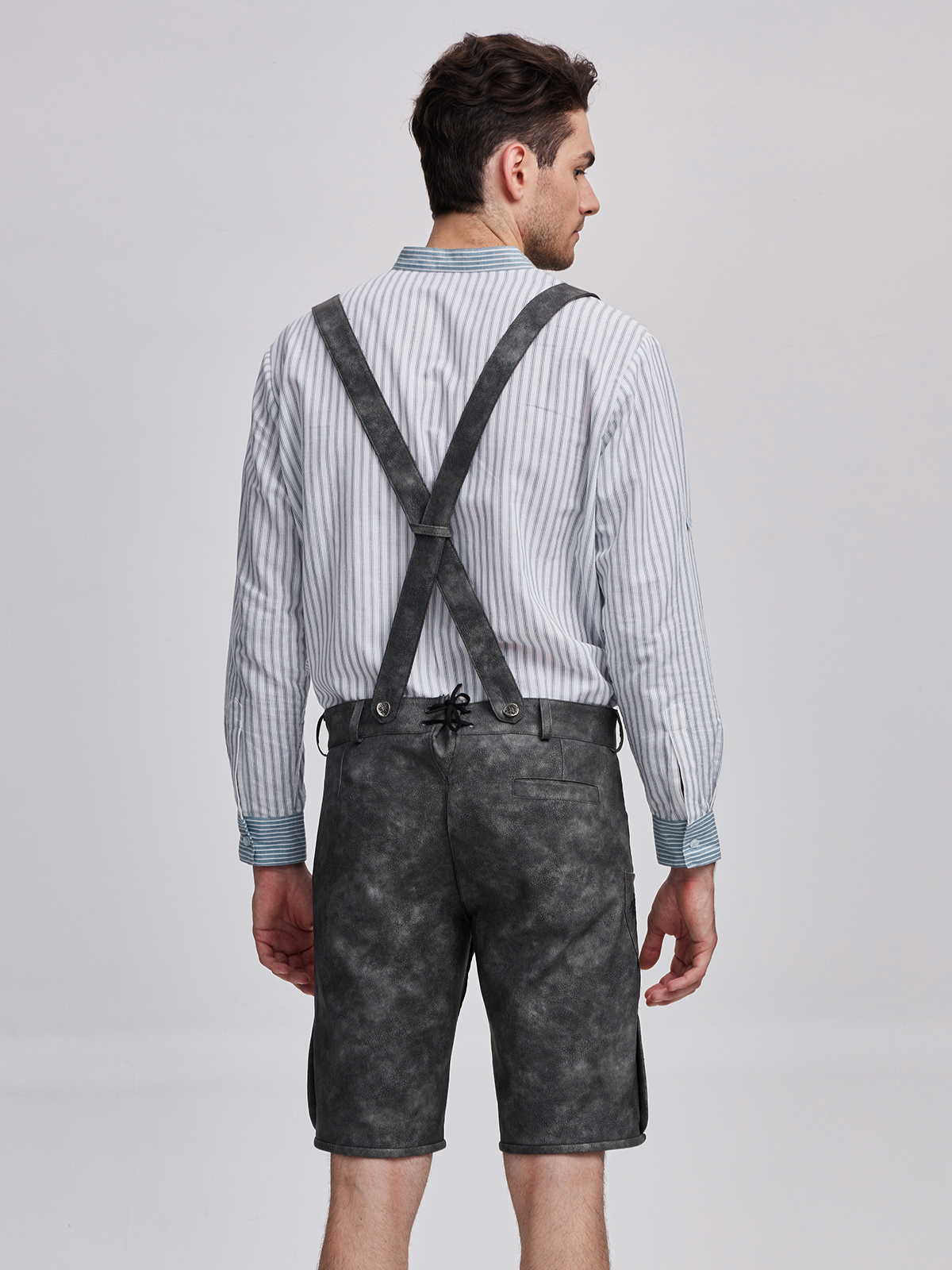 Dirndl Wildleder in Grau