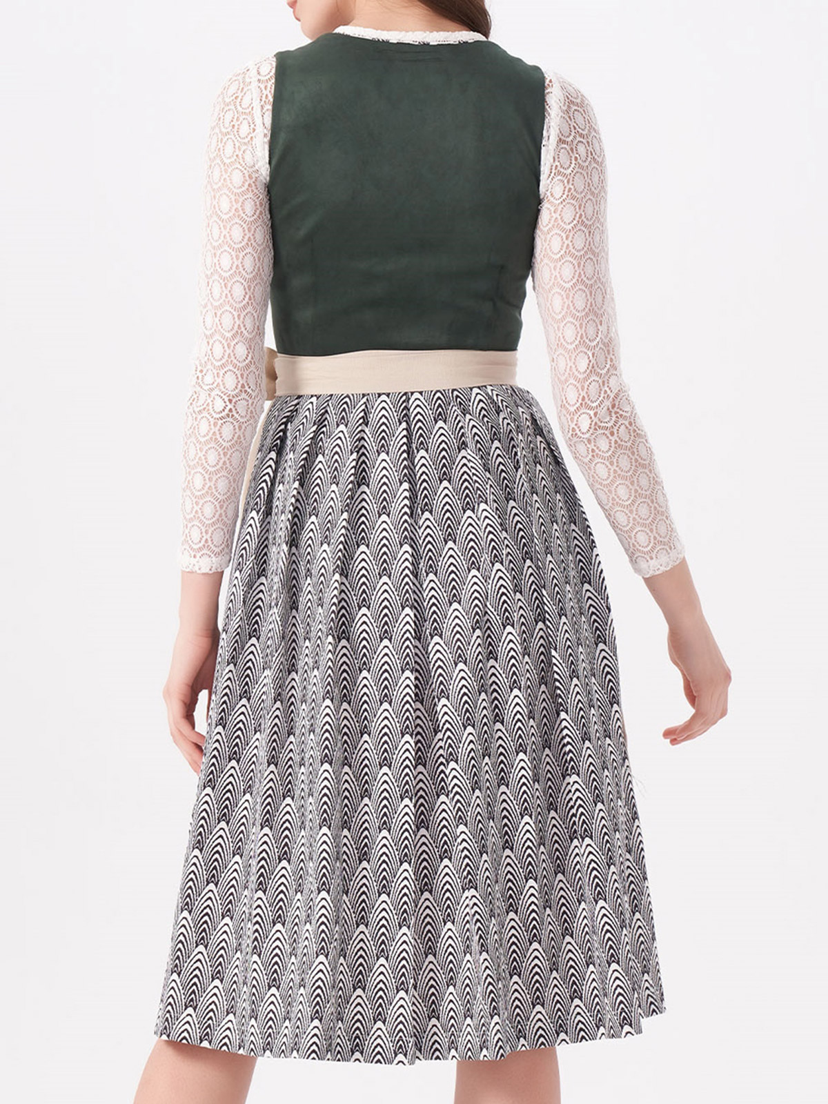 Dirndl Samt in Grün – Eleganz pur
