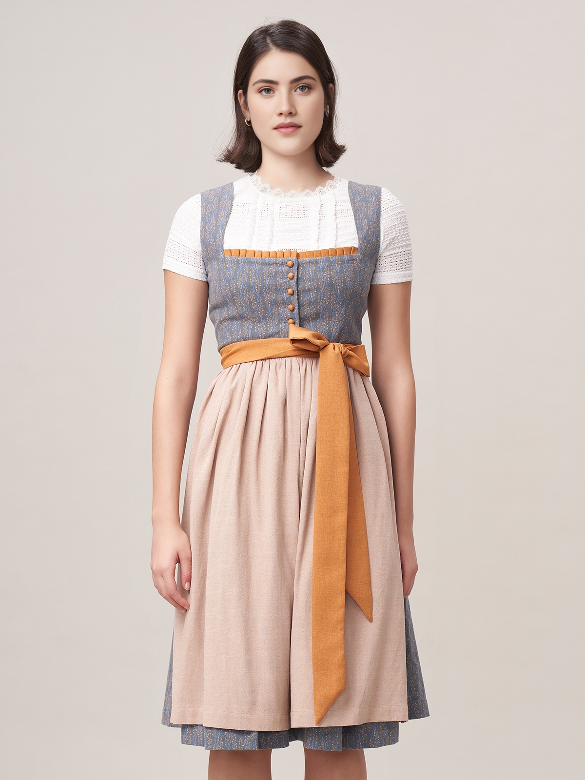 Ehreer Dirndl in Blau