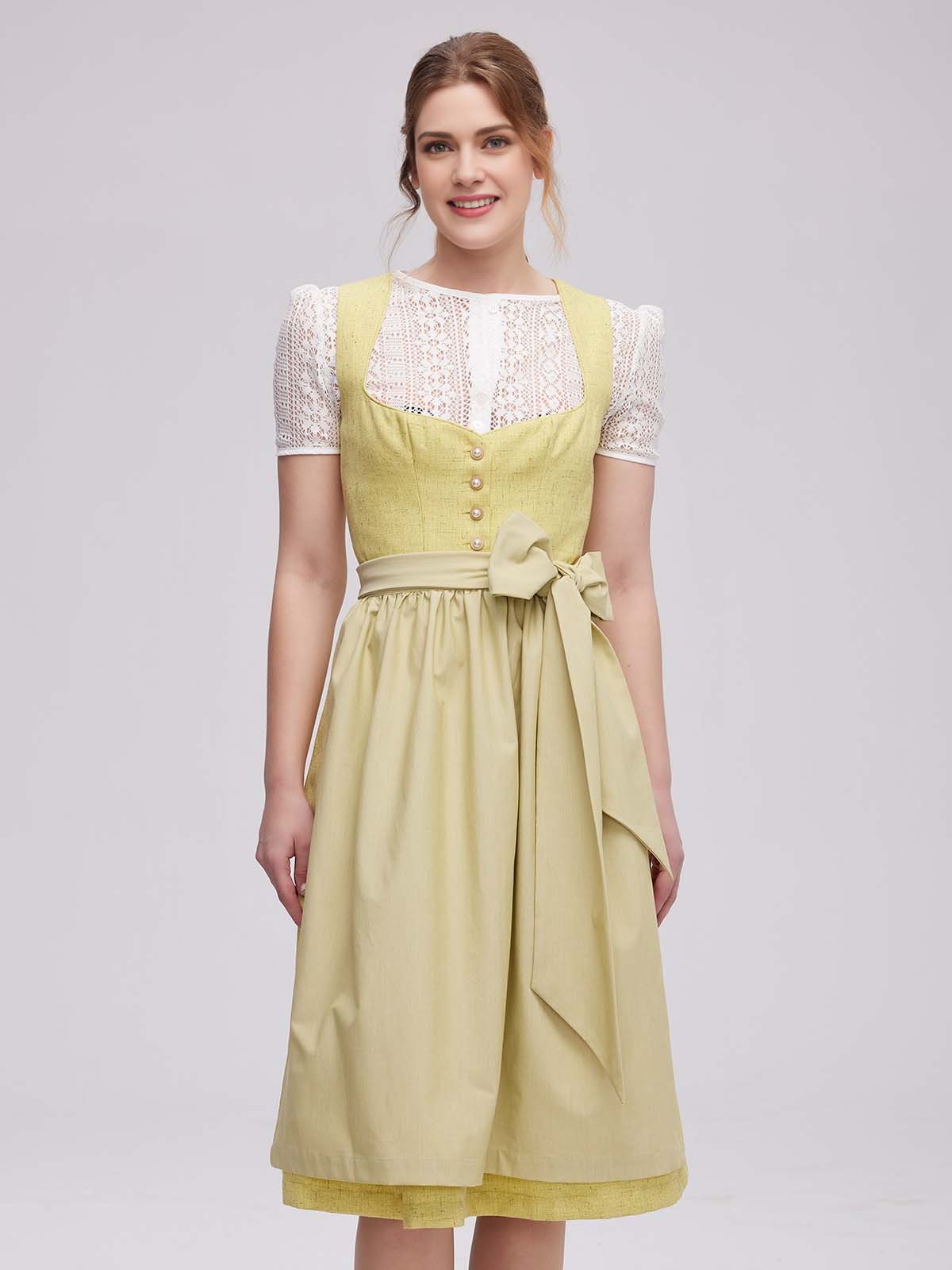Amuse Liebe Dirndl in Gelb – ein Blickfang für jeden Anlass