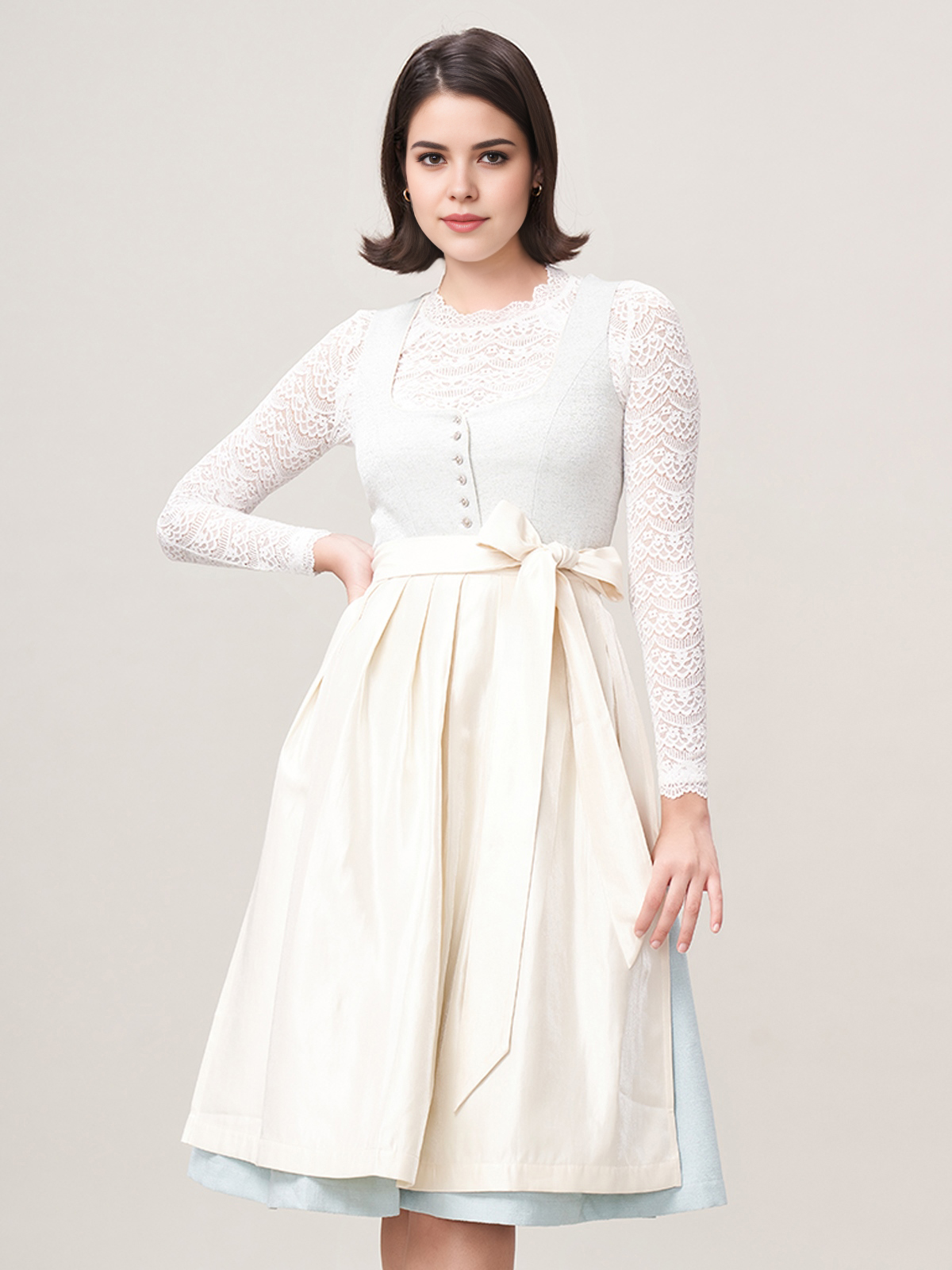 Dirndl Blau Elegant