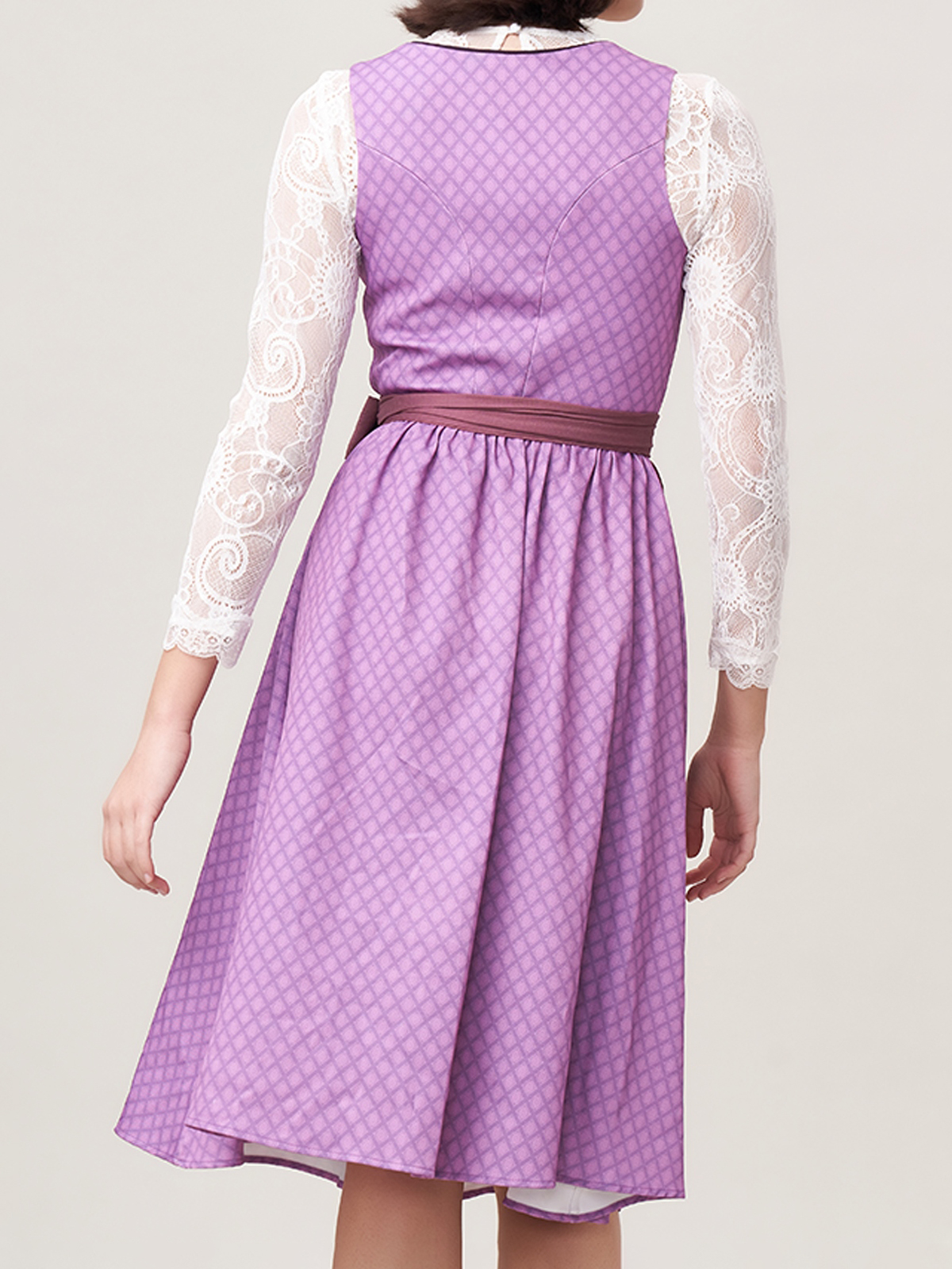 Dirndlbluse in Lila