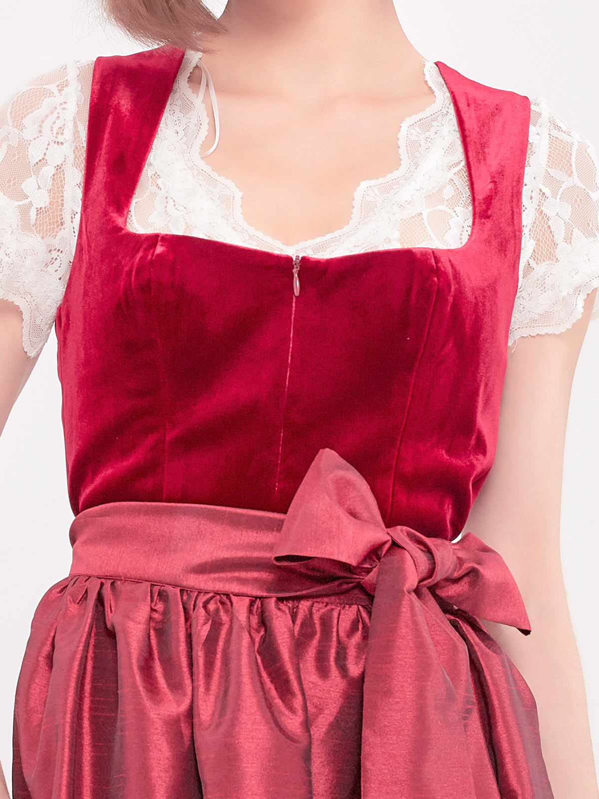 Dirndlbluse in Altrosa
