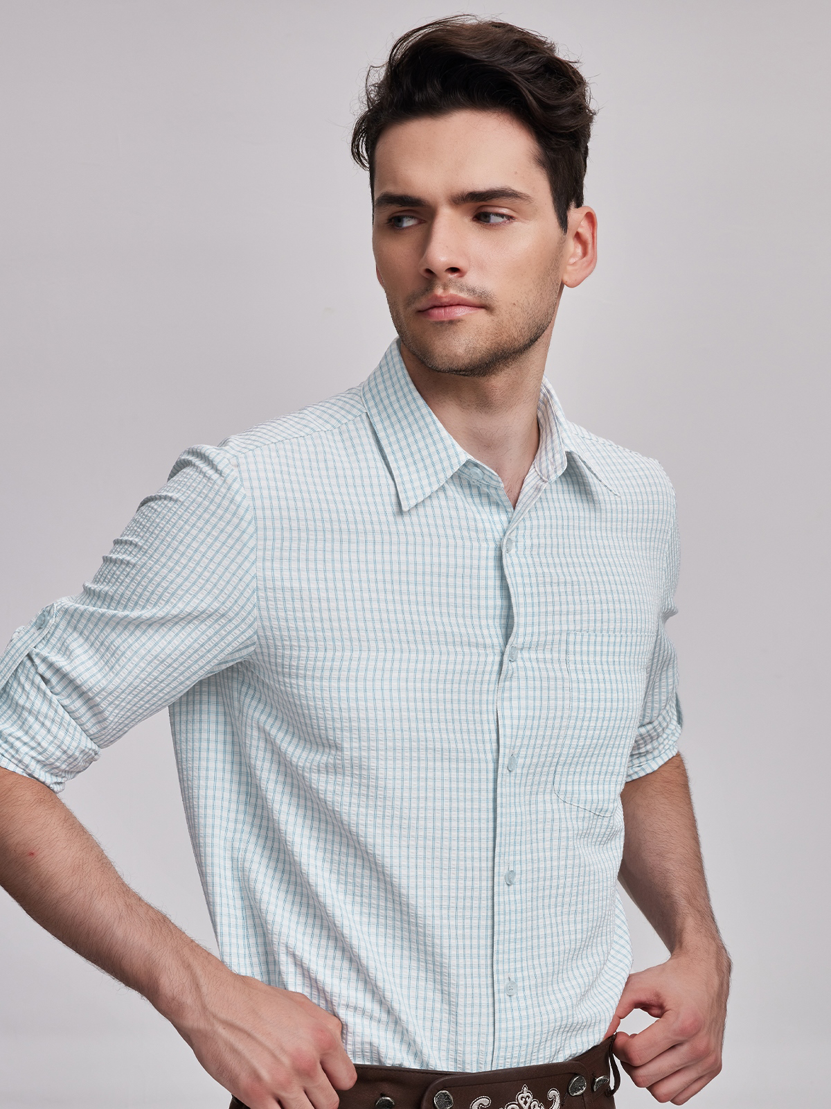 Traditionelles Dirndl in Blau