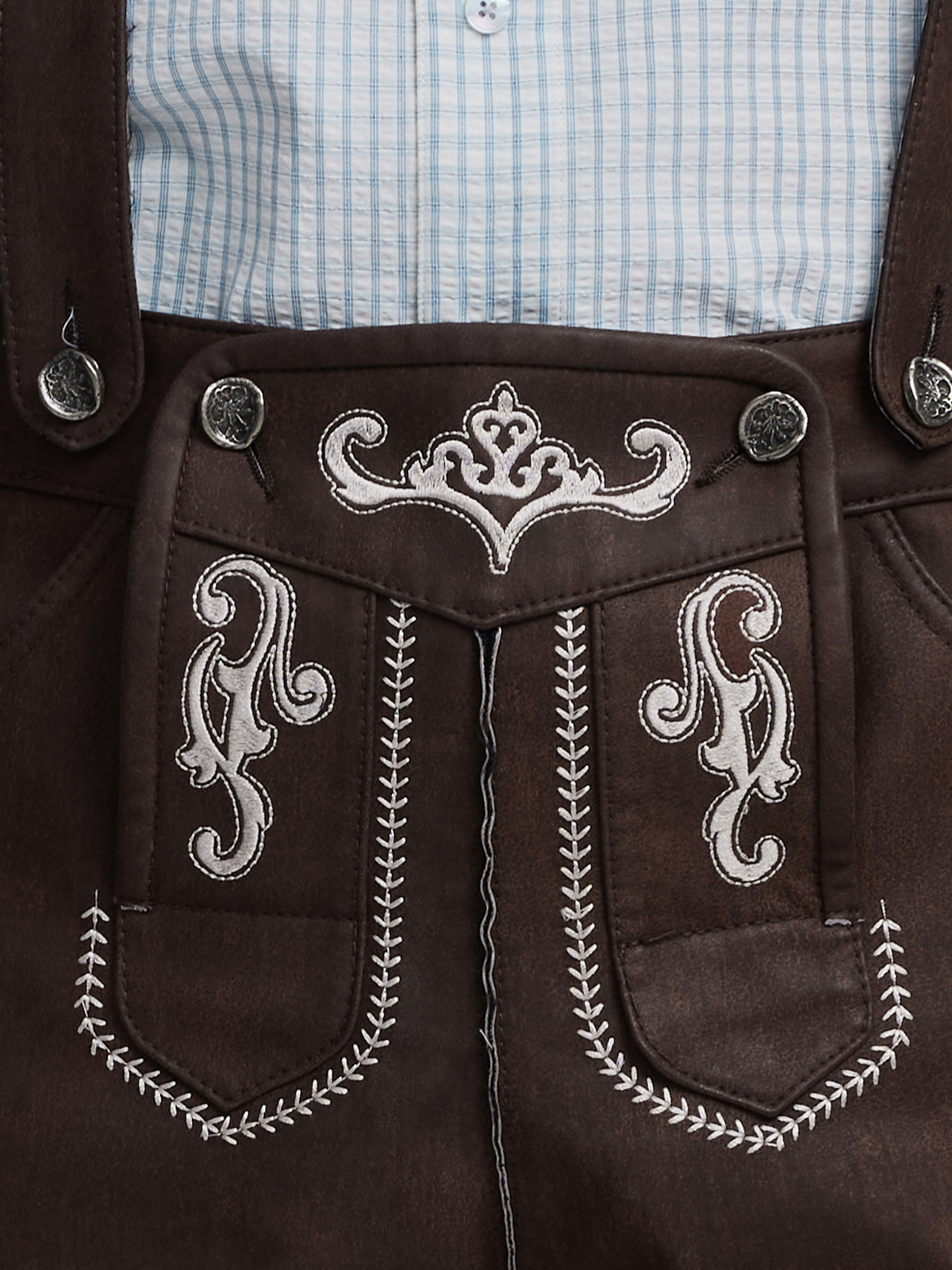 Modernes Dirndl in Braun